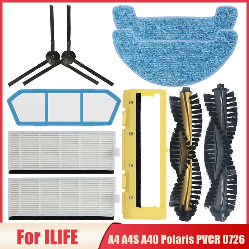 Accessoires pour aspirateur Robot iLife A4 A4S A40 Polaris PVCR 0726 0826 0926, brosse latérale prin