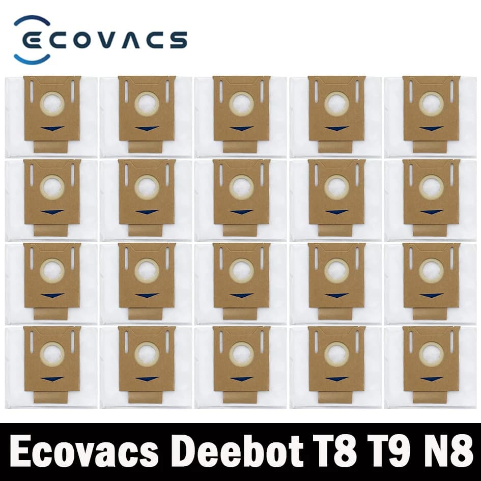 Sac à poussière pour aspirateur Robot Ecovacs DEEBOT T9 T9 AIVI OZMO T8 AIVI T8 Max série N8 Pro Plu