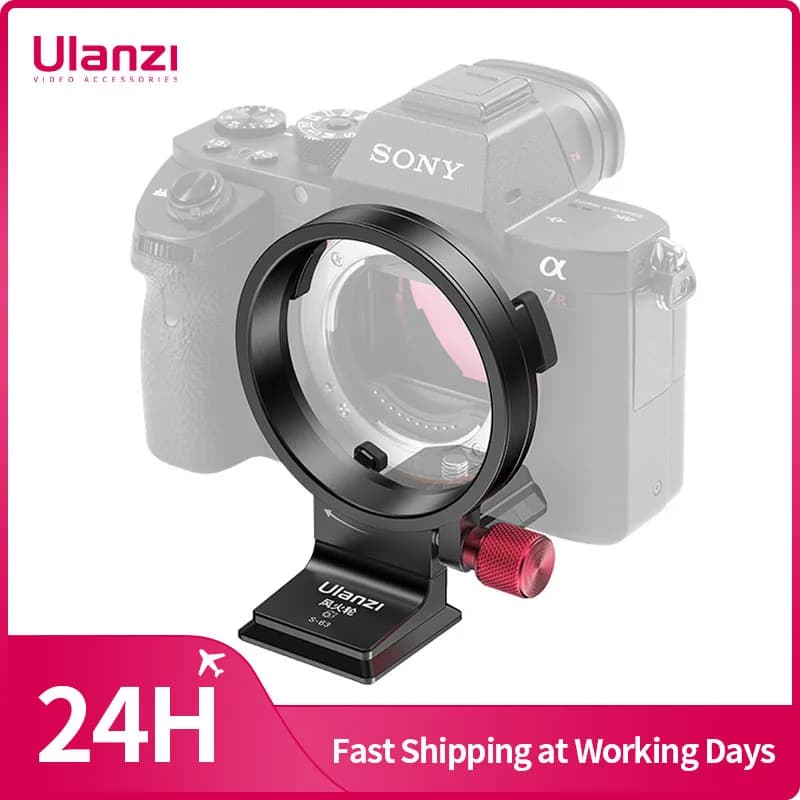 Kit de plaque de montage horizontal-vertical rotatif S-63 Arca Ulanzi pour appareil photo reflex num