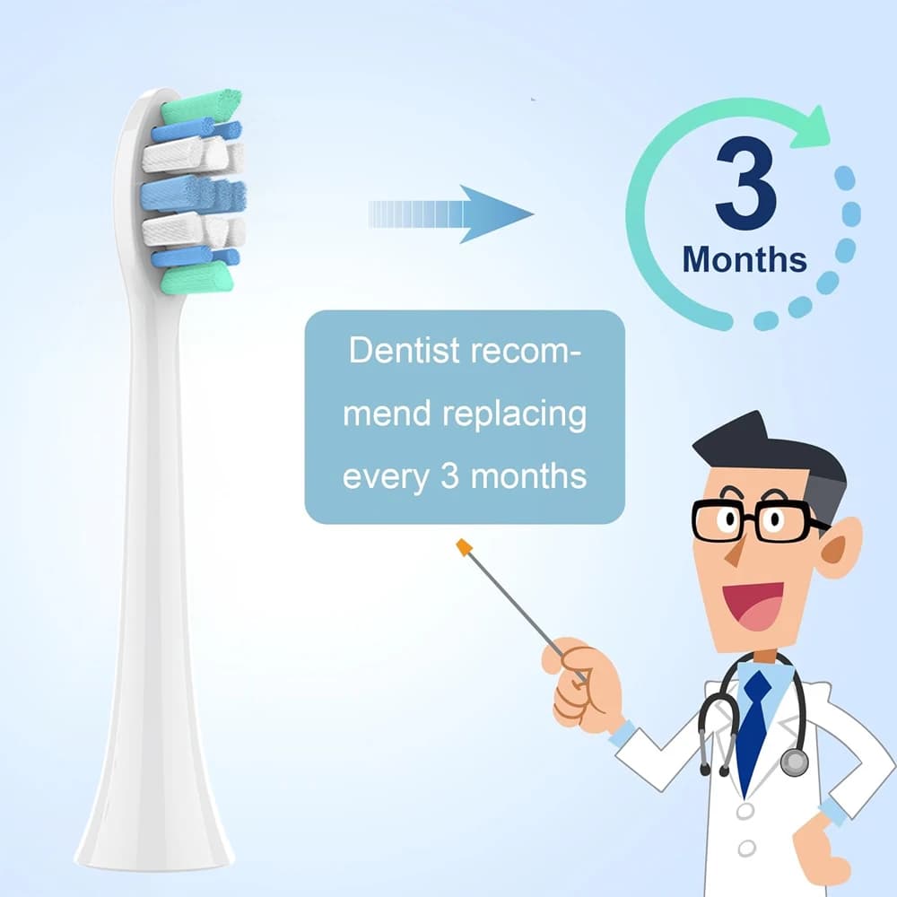 Têtes de brosse à dents de rechange, 8 pièces, compatibles avec Philips Sonicare, tête de brosse éle