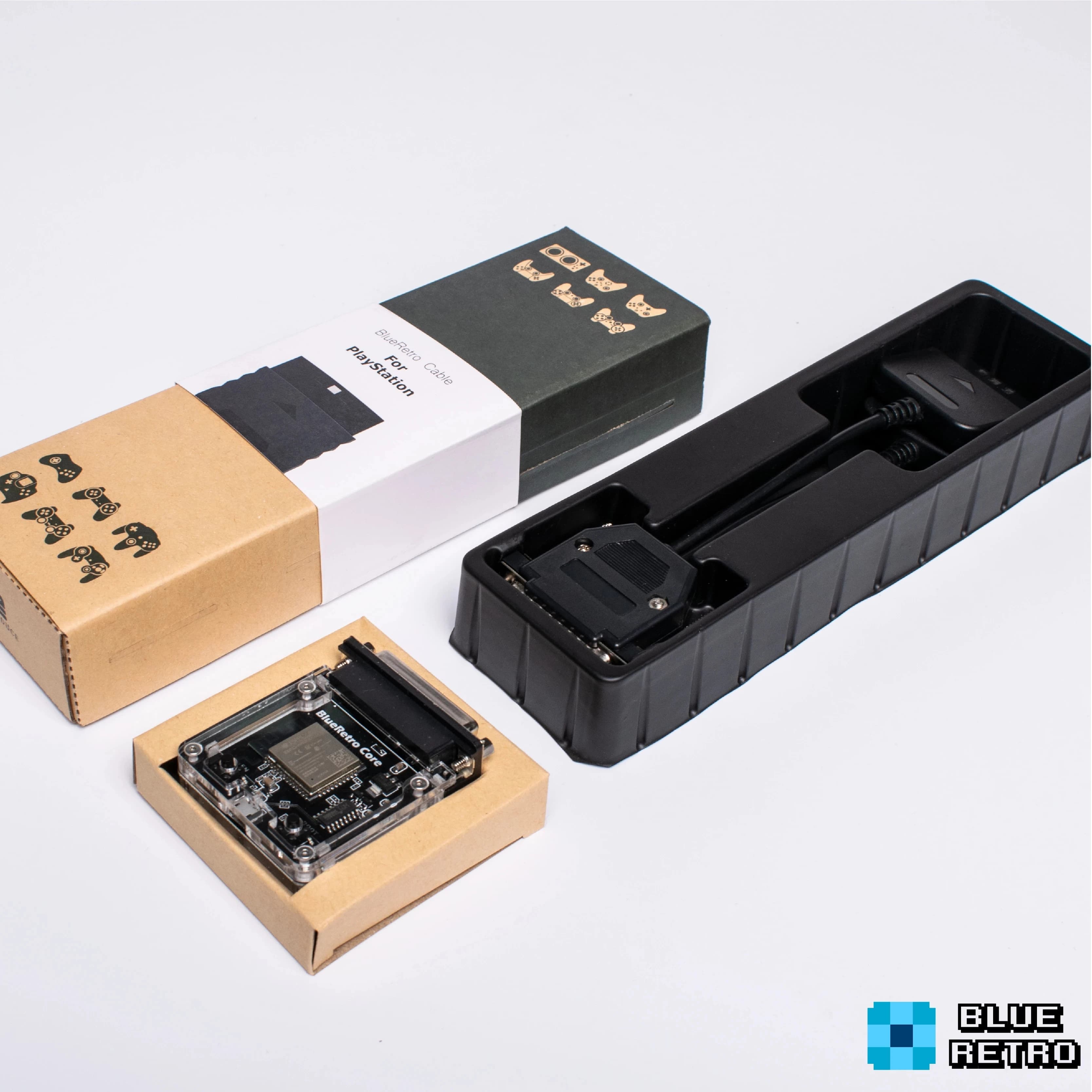Câble adaptateur BlueRetro Core, convertisseur de contrôleur de jeu sans fil pour Console rétro pour