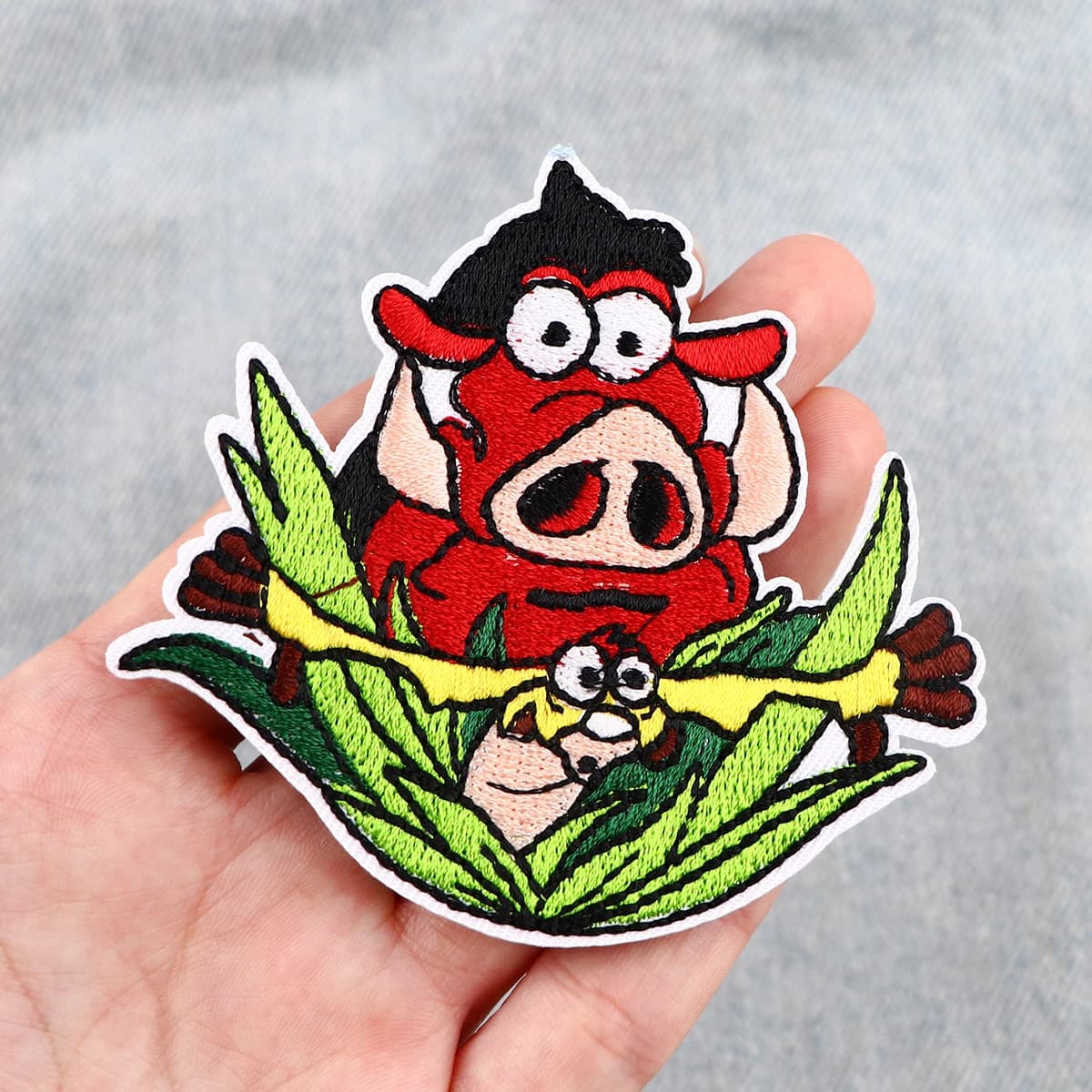Jouets de dessin animé patchs sur vêtements points mignons patchs brodés Badges de princesse fer sur
