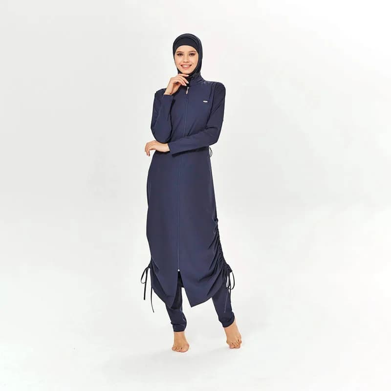 3 pièces musulman modeste Burkini Femmes maillots de bain maillot de bain pour femmes Abayas Hijab i