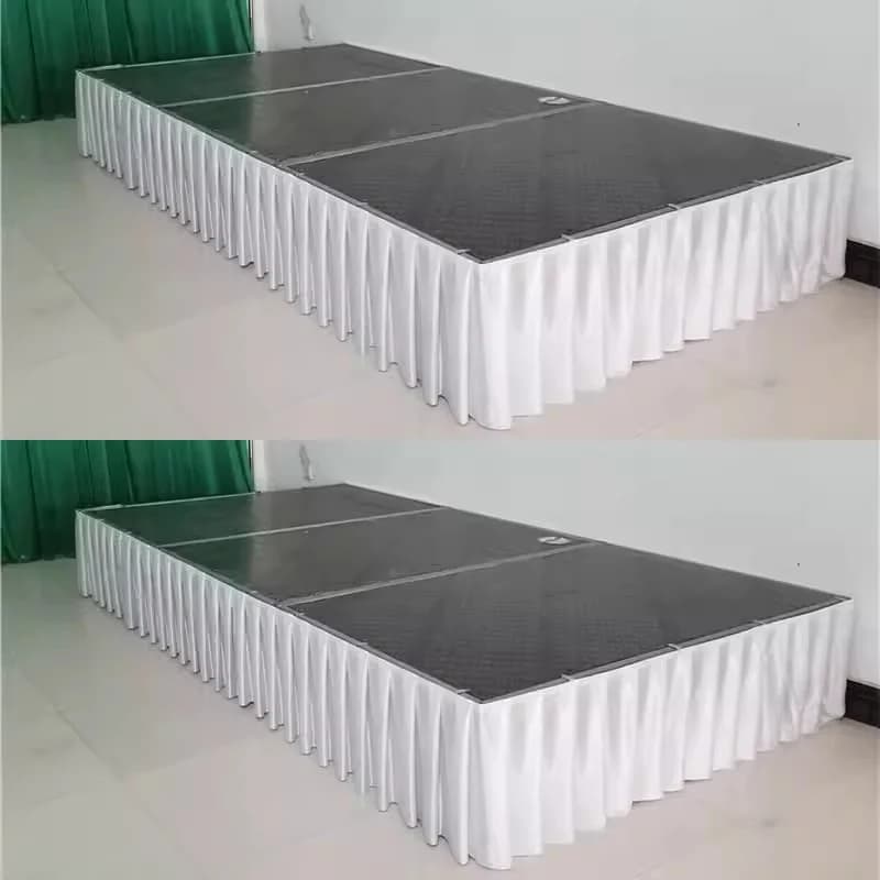 Jupe de Table plissée en Polyester, décoration pour fête de mariage, Banquet, anniversaire, nappe, c