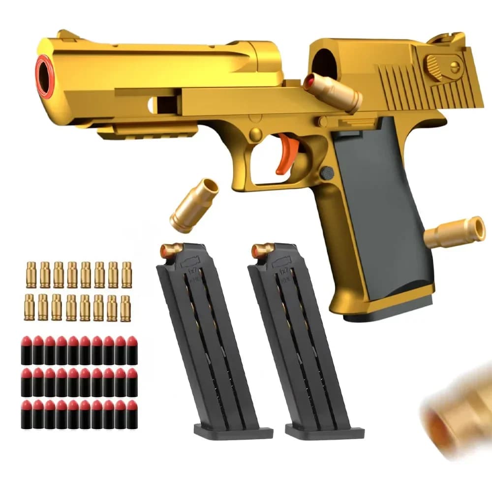 Desert Eagle – pistolet jouet à éjection de coque, pistolet Airsoft, balle en mousse souple, arme CS
