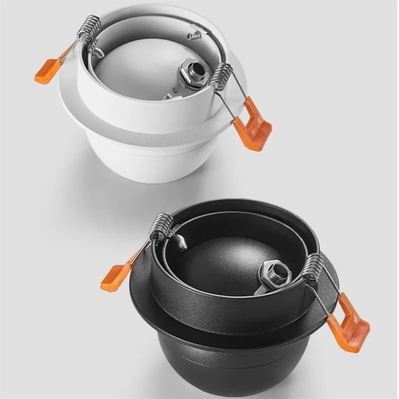 Downlights LED rotatifs intégrés 7W9W12W15W20W Anti-éblouissement COB spots plafonnier AC90-260V pou