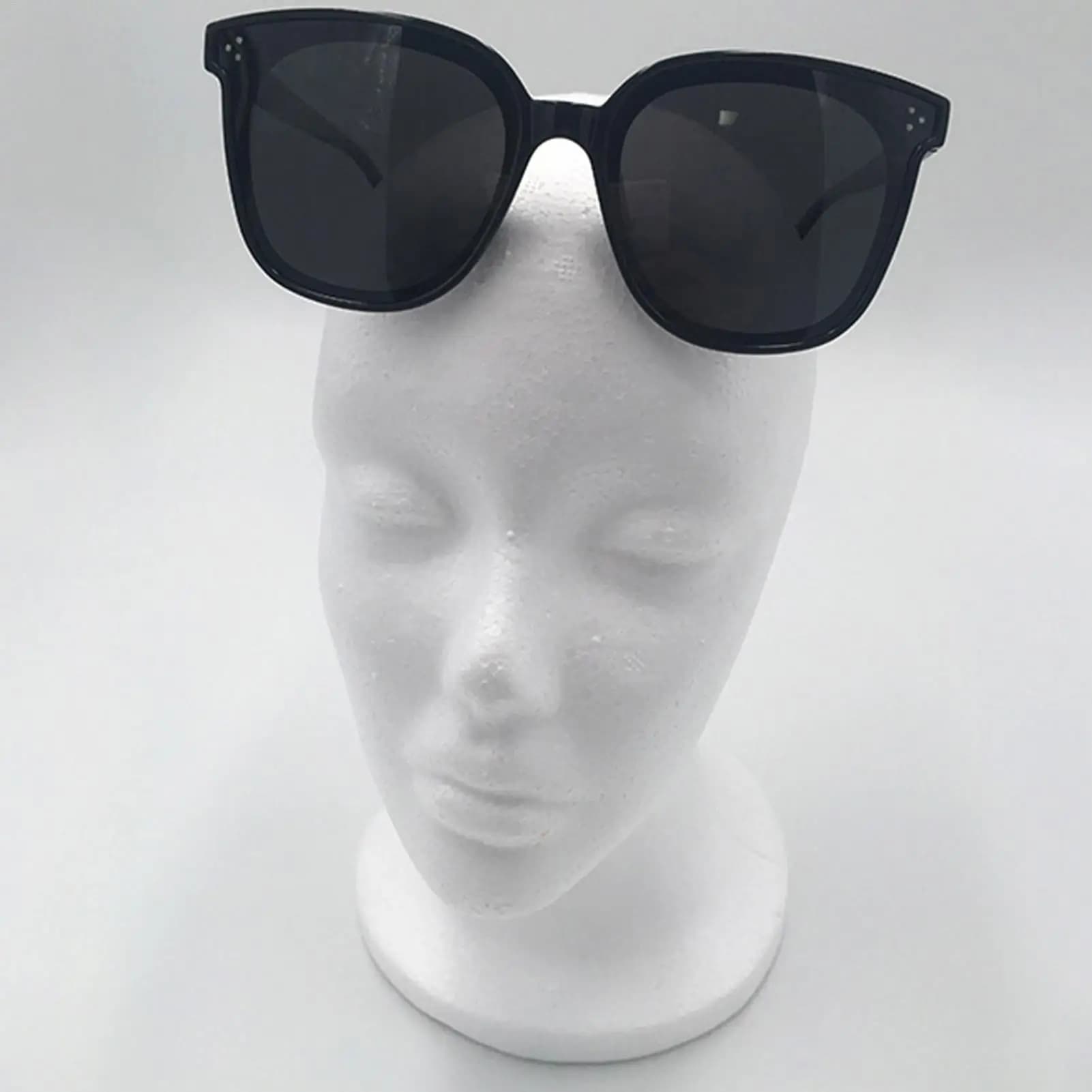 Mannequin féminin en polystyrène, modèle de tête de Mannequin, perruque en mousse, présentoir de per