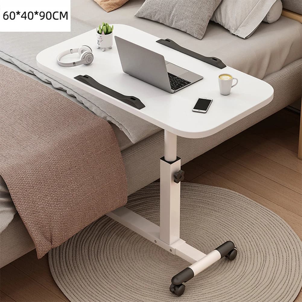 Table de chevet réglable en hauteur au-dessus du lit, Table de chevet d'hôpital avec bureau inclinab