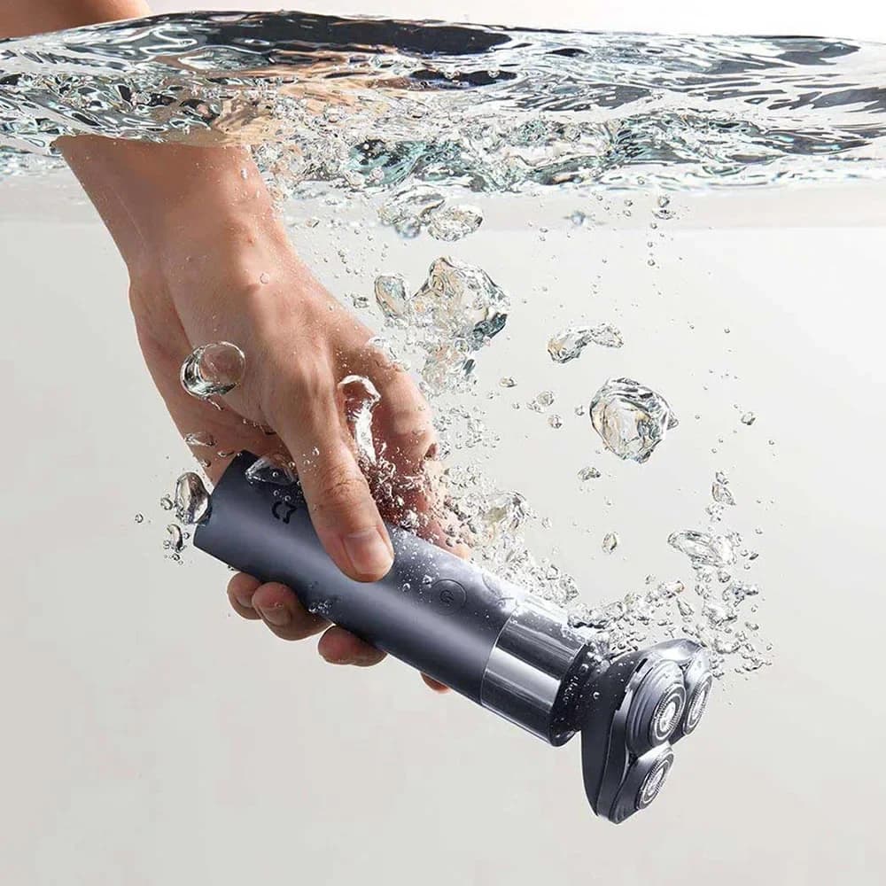 Rasoir électrique MIJIA S302 pour homme, tondeuse à barbe portable, rasoir flexible, lavable IPX7, u