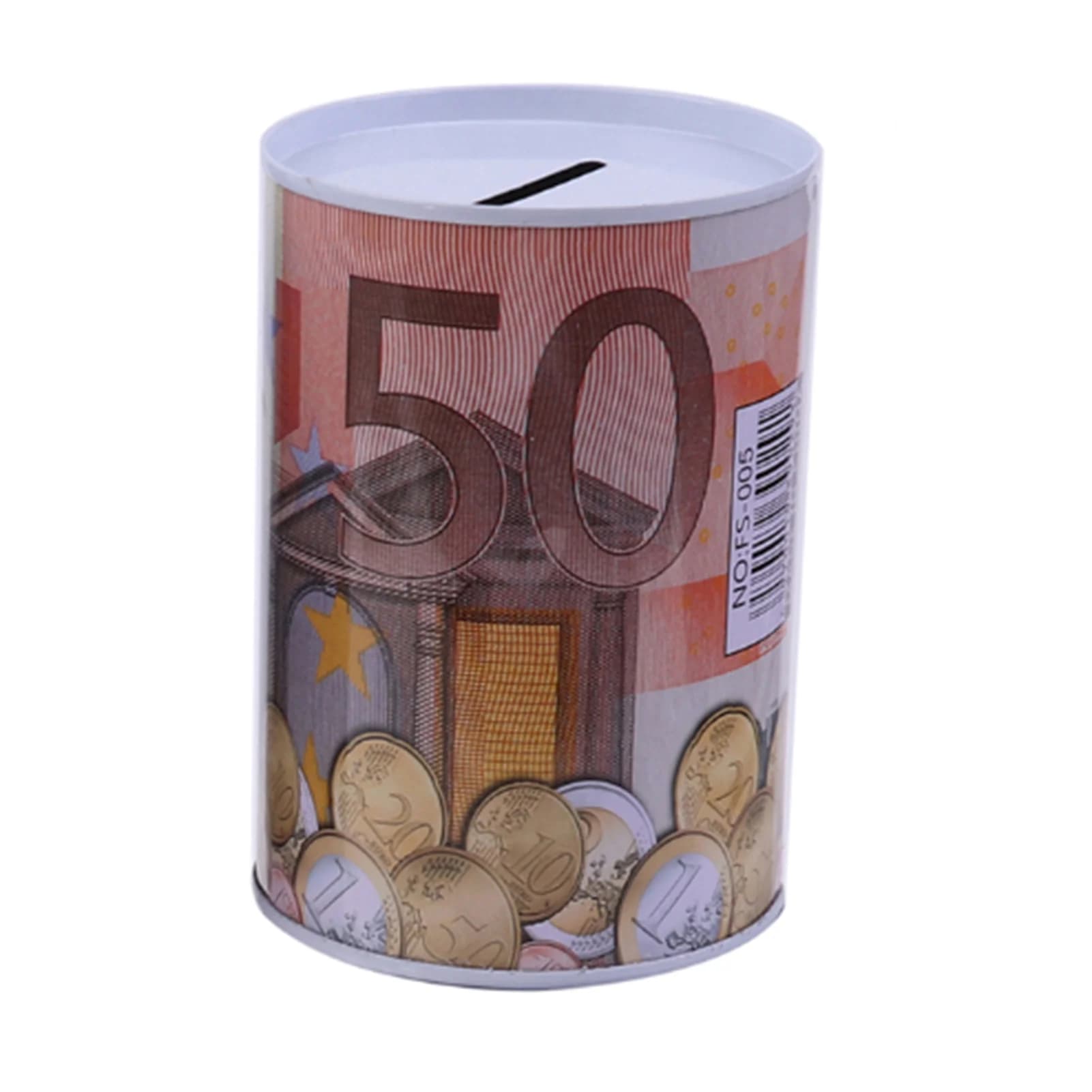 Tirelire à bord lisse pour enfants, boîte d'économie d'argent, rangement de pièces de monnaie précie