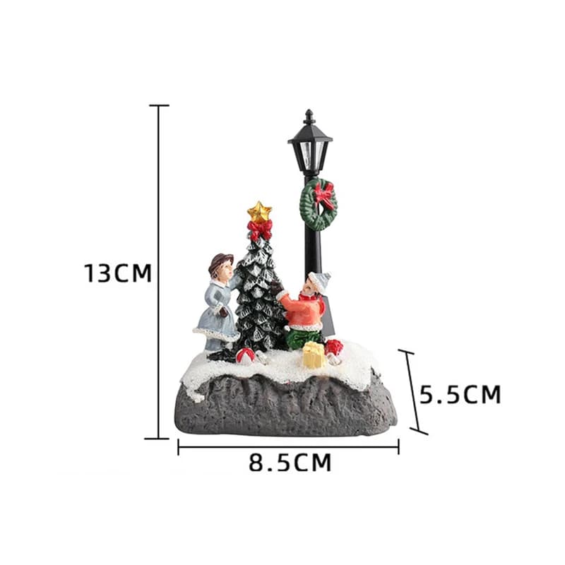 Décorations lumineuses de maison de noël pour ornements de maison, cadeau de noël pour enfants, nouv