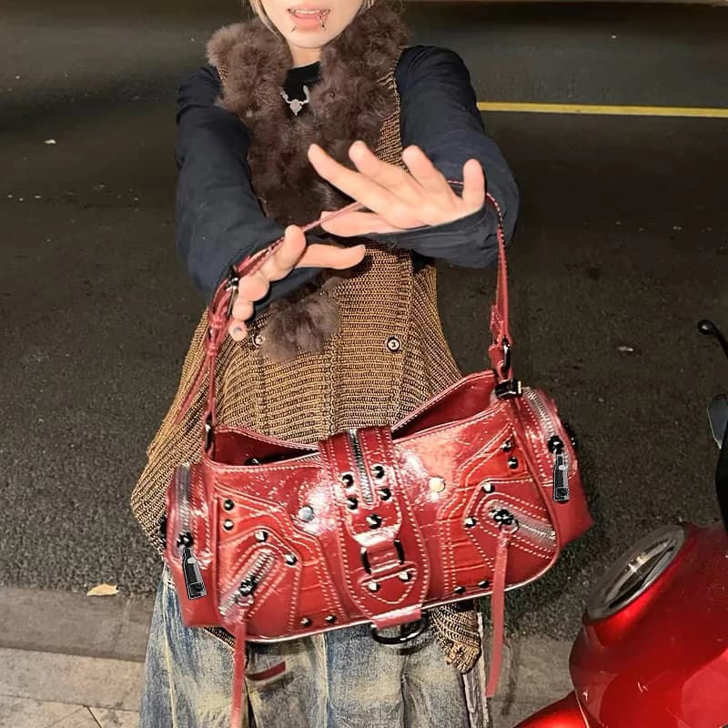 Sacs de moto et de motard pour femmes Sacs à main et sacs à main de créateurs de luxe 2025 Nouveau e