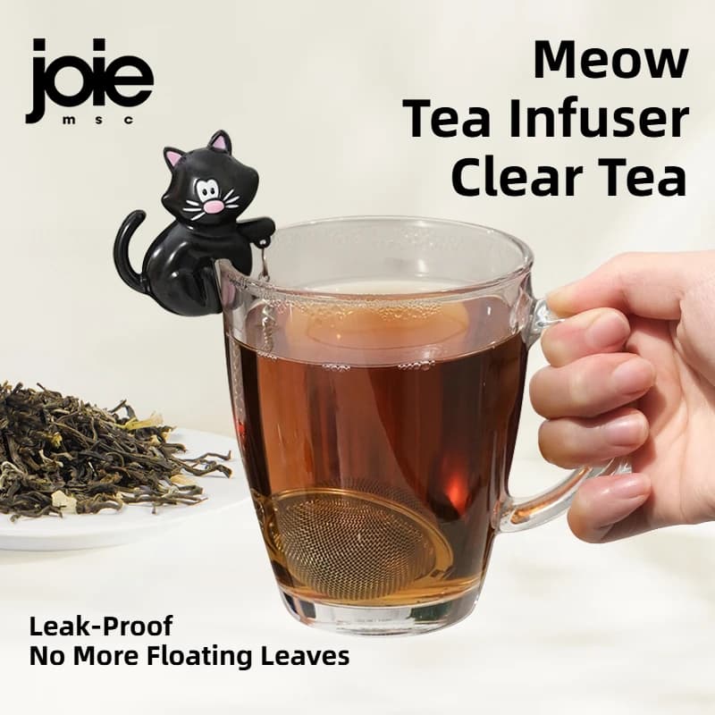 Joie infuseur à thé créatif sécurité sachet de thé filtre forme de chat mignon passoire à thé pour t