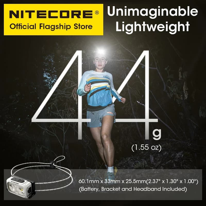 NITECORE NU21 Touristes Faisceau Sauna Lampe USB-C Rechargeable 360 Lumen Courant Pêche observateur 