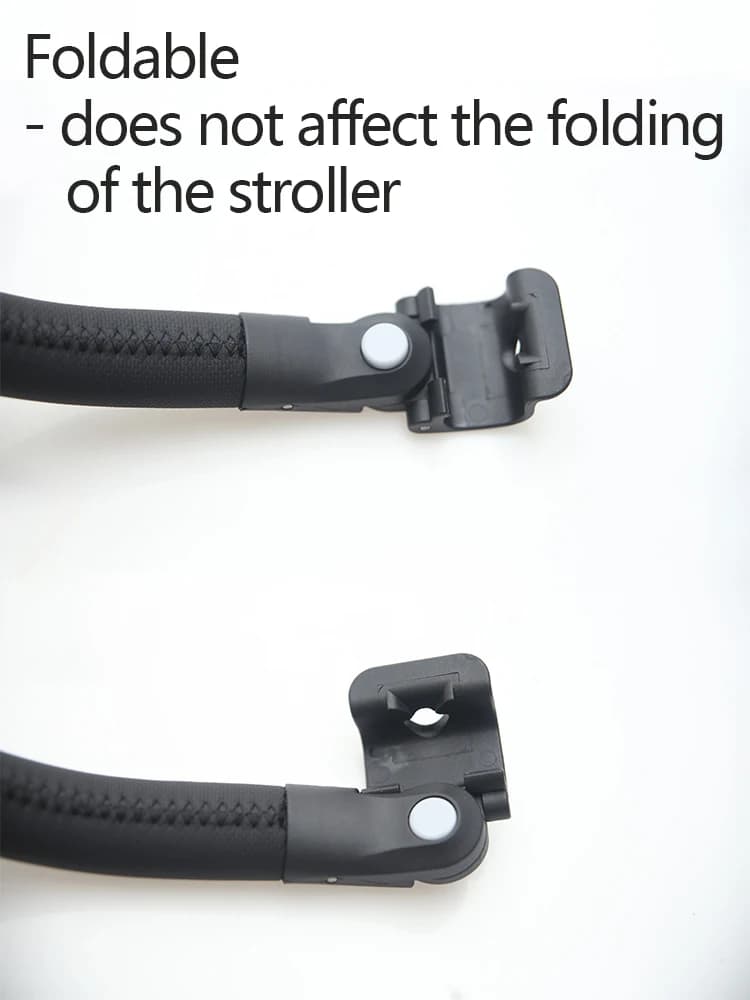 Barre de protection pour poussette, compatible avec Joolz AER/AER+, en cuir PU, imperméable, réglabl