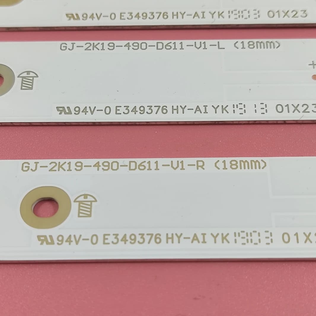 Bande de rétroéclairage LED pour 49PUF6701/T3 49PFS5301/12 49PUH4900/88 49PFS4131 EVTLBM490E0501-AJ-