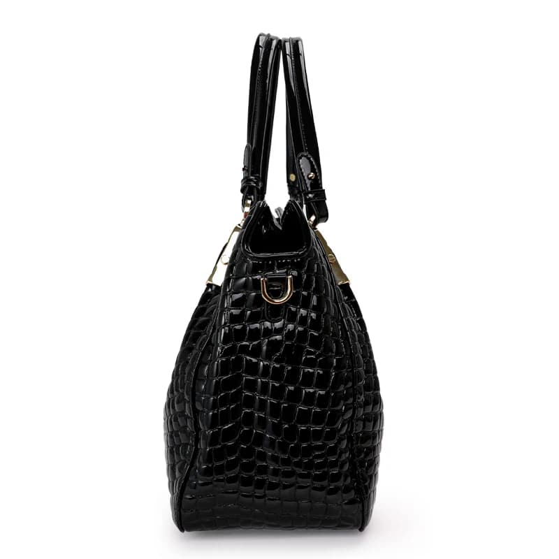 Aidrani – sac à main de luxe léger en cuir de vache pour femmes, fourre-tout noir polyvalent pour to