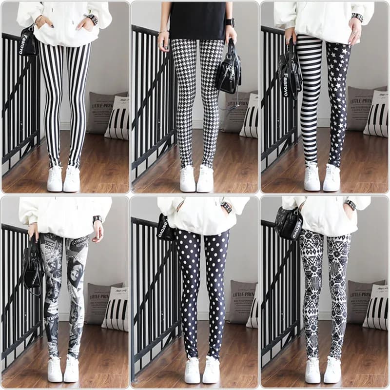 DOIAESKV – Leggings Sexy et décontractés pour femmes, jambières colorées, à la mode, pour printemps 
