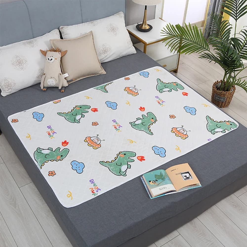 Matelas imperméable et lavable en polymère d'urine pour bébé et enfant en bas âge, protège-lit en de