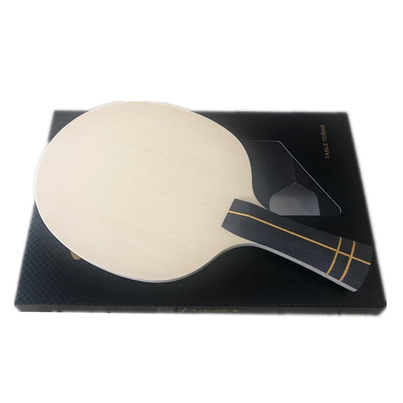 Stuor Nobilis GOLD – raquette de Tennis de Table Hinoki en Fiber de carbone, 7 couches avec raquette