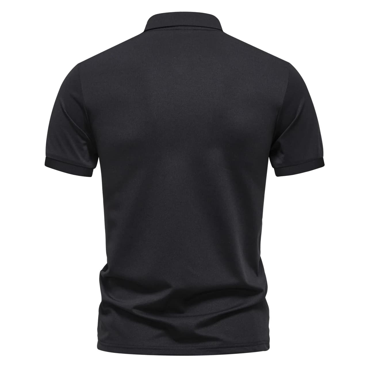 POLO à manches courtes à séchage rapide, pour Sports de plein air et Fitness, haut à revers en maill