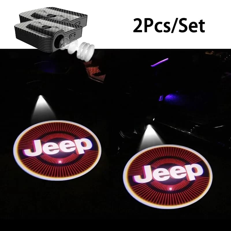 Jeep porte de voiture sans fil bienvenue lumière LED HD projecteur lampe décoration pour Jeep Renega