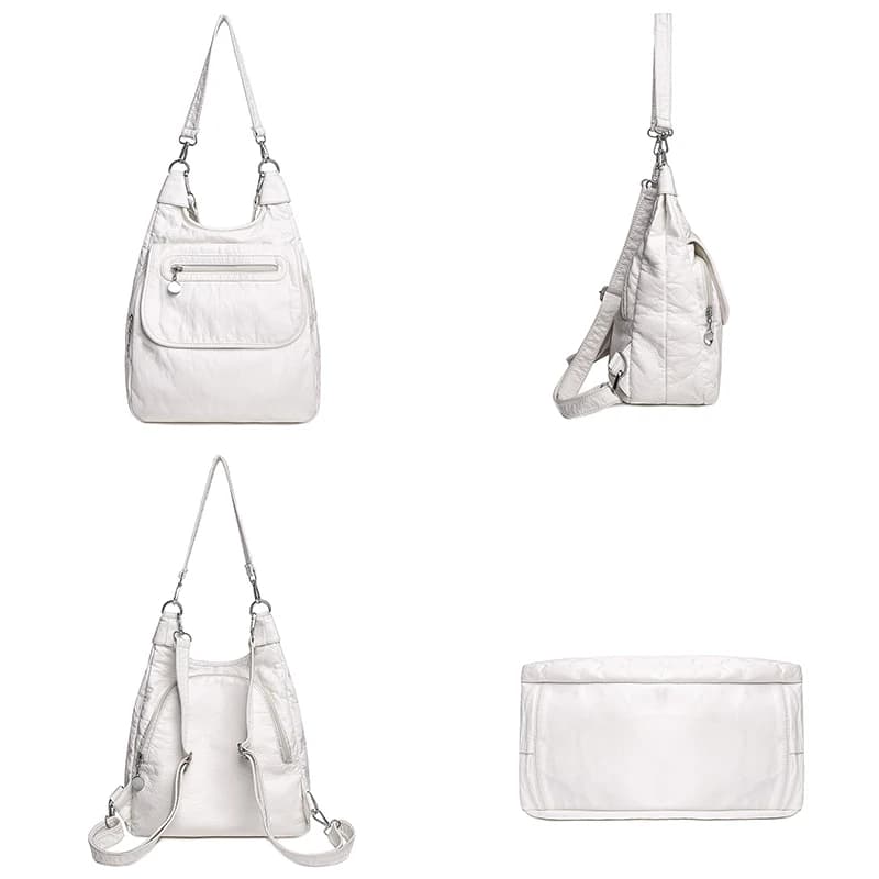 Sacs multifonctions sacs à main de haute qualité Bookbag sacs d'école en cuir souple pour adolescent