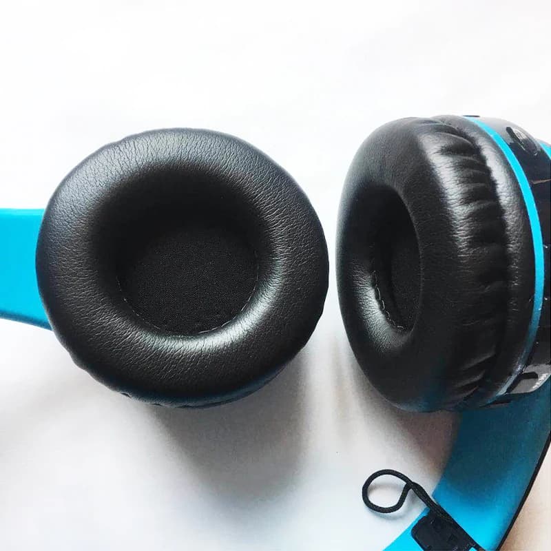 Coussinets d'oreille en mousse de cuir éponge pour casque, housses de coussin, 40mm, 50mm, 55mm, 60m