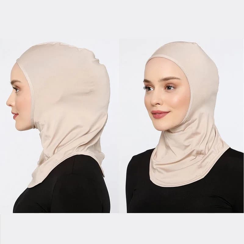 Hijab femme musulman ramadan abaya femme islam foulard musulmane pour femme bonnet soie de medine Ab