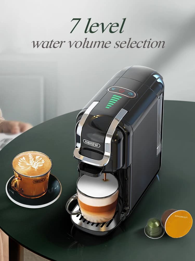 Machine à café à capsules multiples Hiinvasive W, chaud et froid, DG Cappuccino Nes, petite capsule 