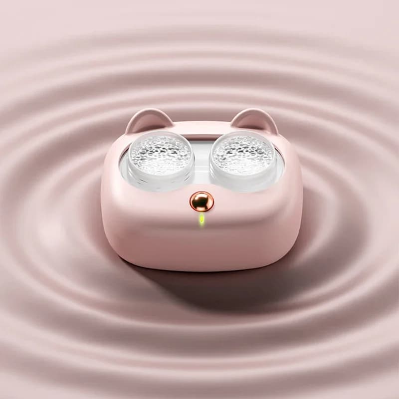 Nettoyeur de lentilles de contact ultrasonique avec boîte amovible, machine de nettoyage des protéin