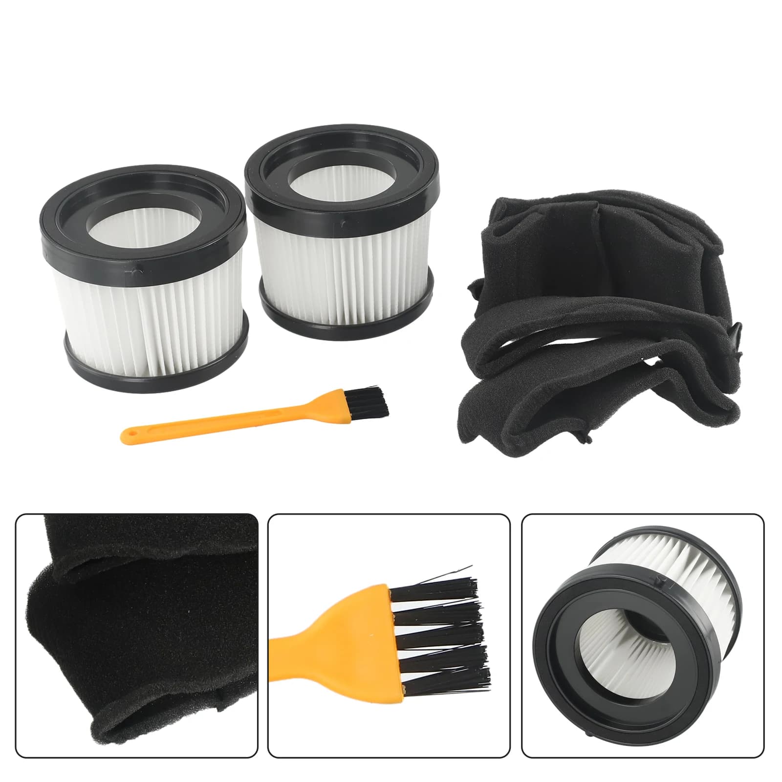 Élément d'écran filtrant DCV5011H, 2/4 pièces, Applicable au modèle DCV501 20V, charge aspirateur, f