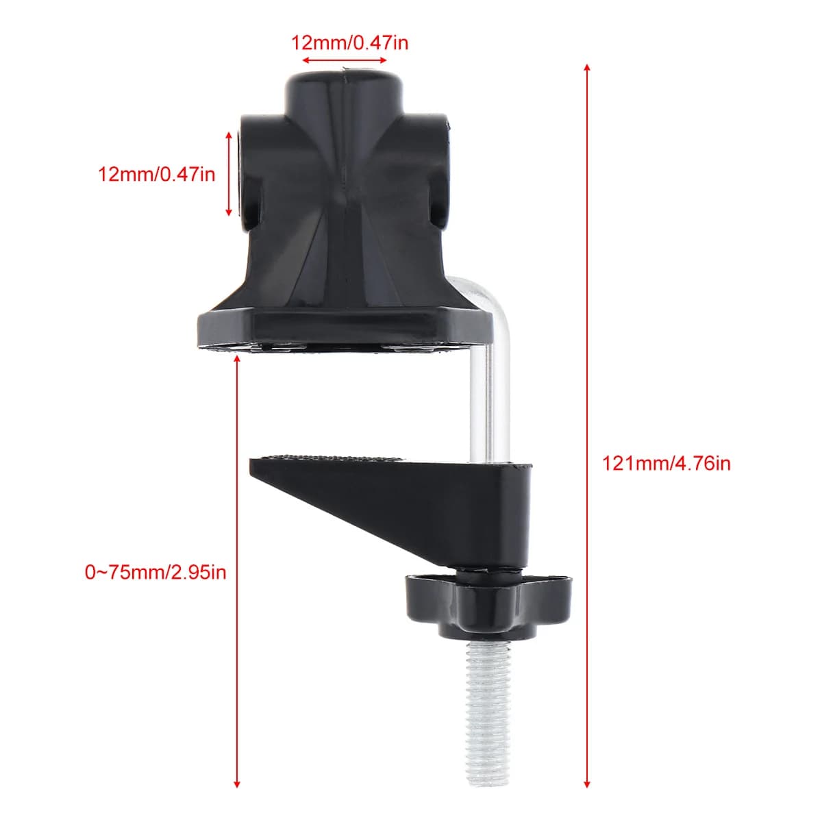 Pince de support de lampe universelle, accessoires de lumière LED, bricolage, vis fixe, Clip de supp