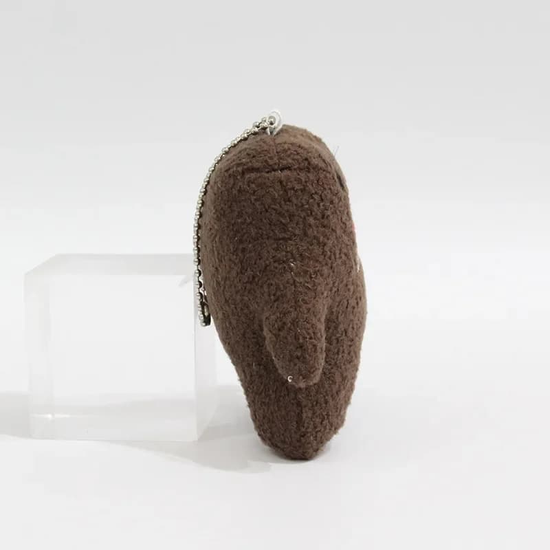 Kawaii mignon Domo Kun porte-clés en peluche Anime porte-clés charme pour sac clés cadeau Collection