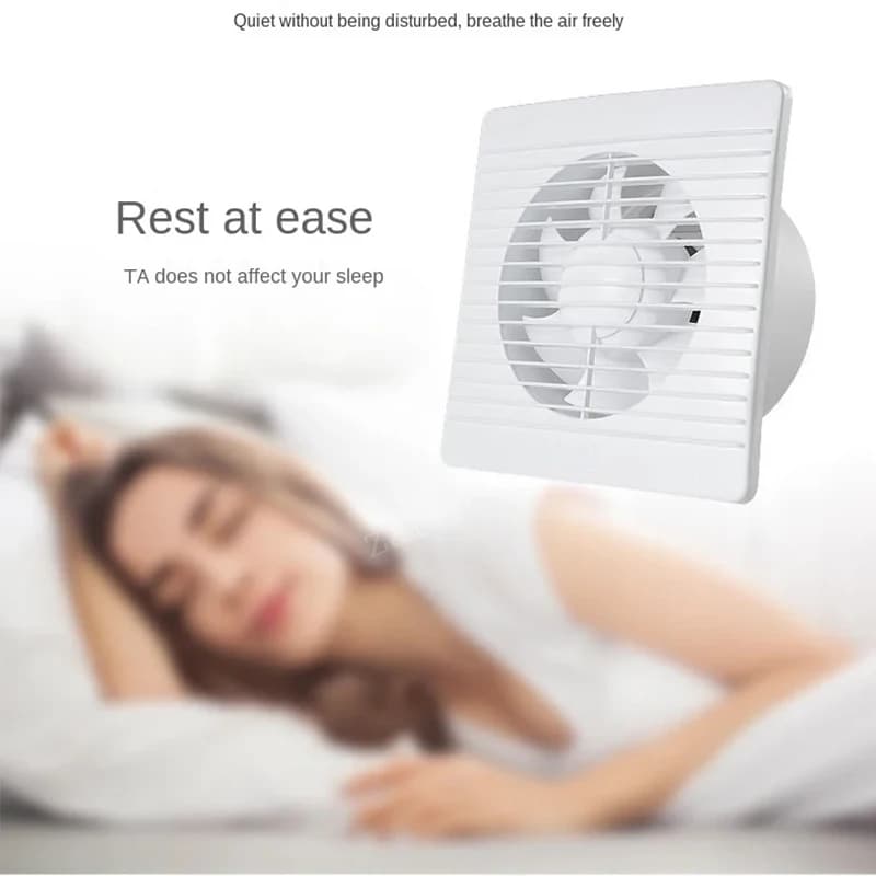 Ventilateur flacon silencieux pour toilettes, ventilateur flacon mural, ventilation pour la maison, 
