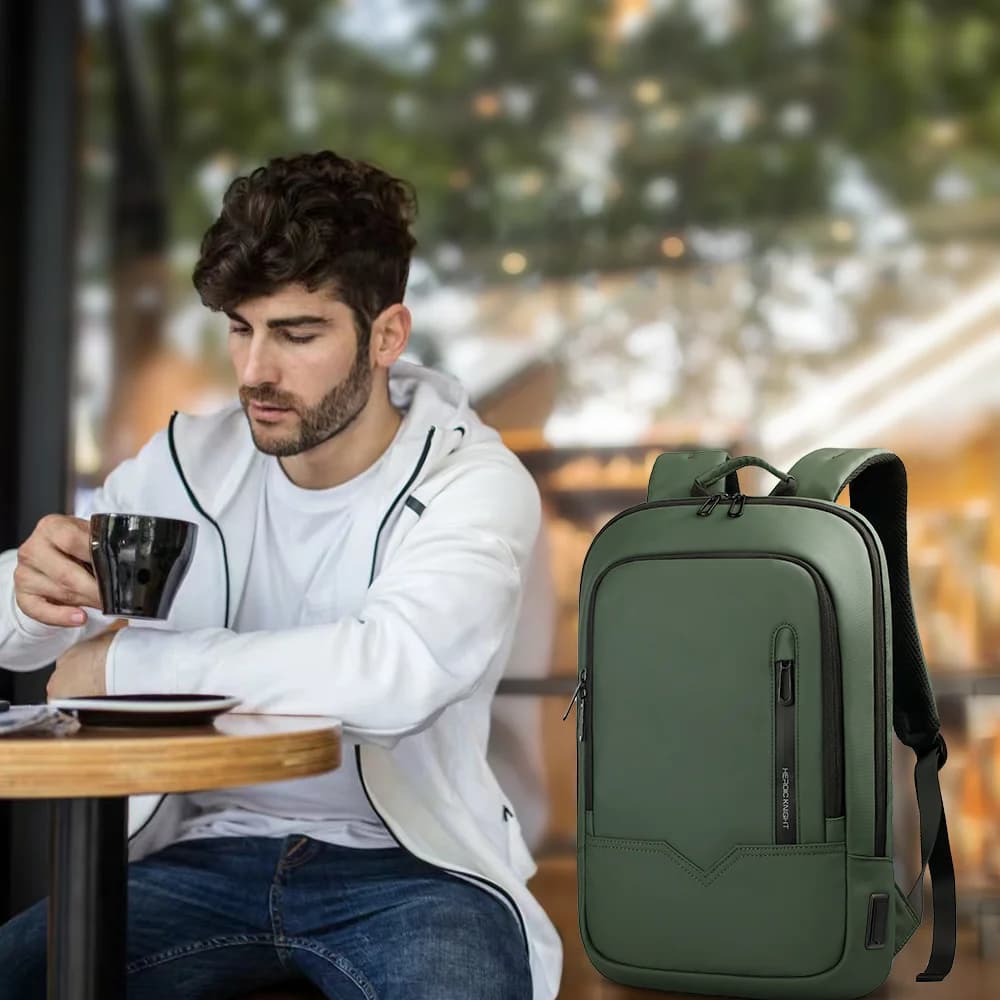 Sac à dos Heroic Knight pour hommes, sac à dos d'affaires mince pour tablette, sac à dos de voyage l