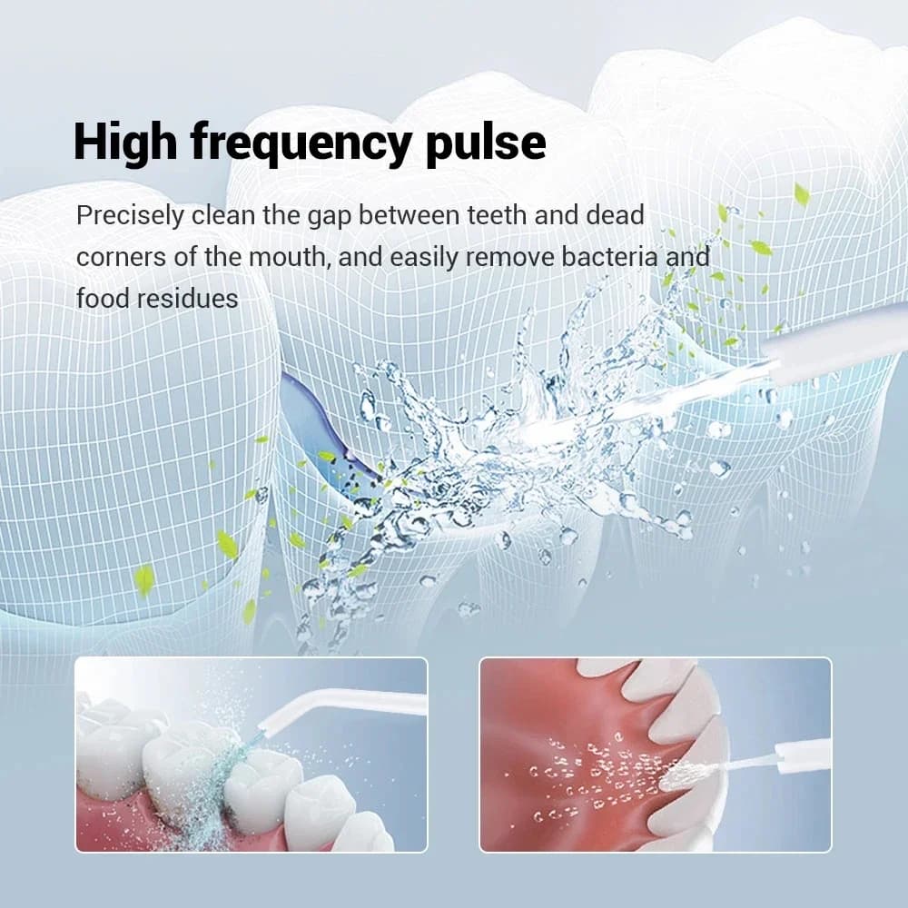 YOUPIN puissant Jet d'eau dentaire irrigateur Oral électrique 3 Modes bain de bouche Machine à laver