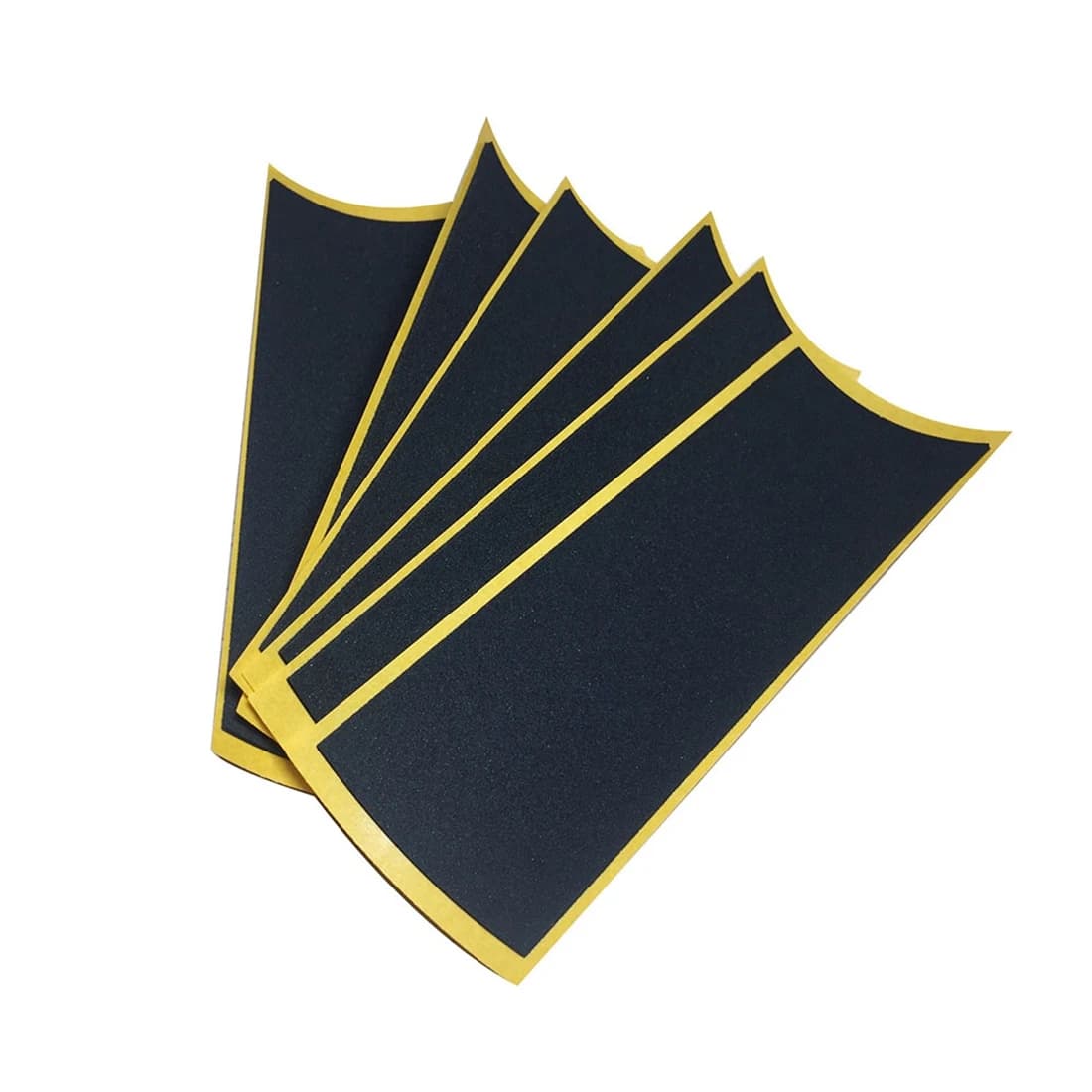 Autocollants noirs pour touche, bande arina non coupée, en mousse, 38mm x 110mm, 20 pièces/lot