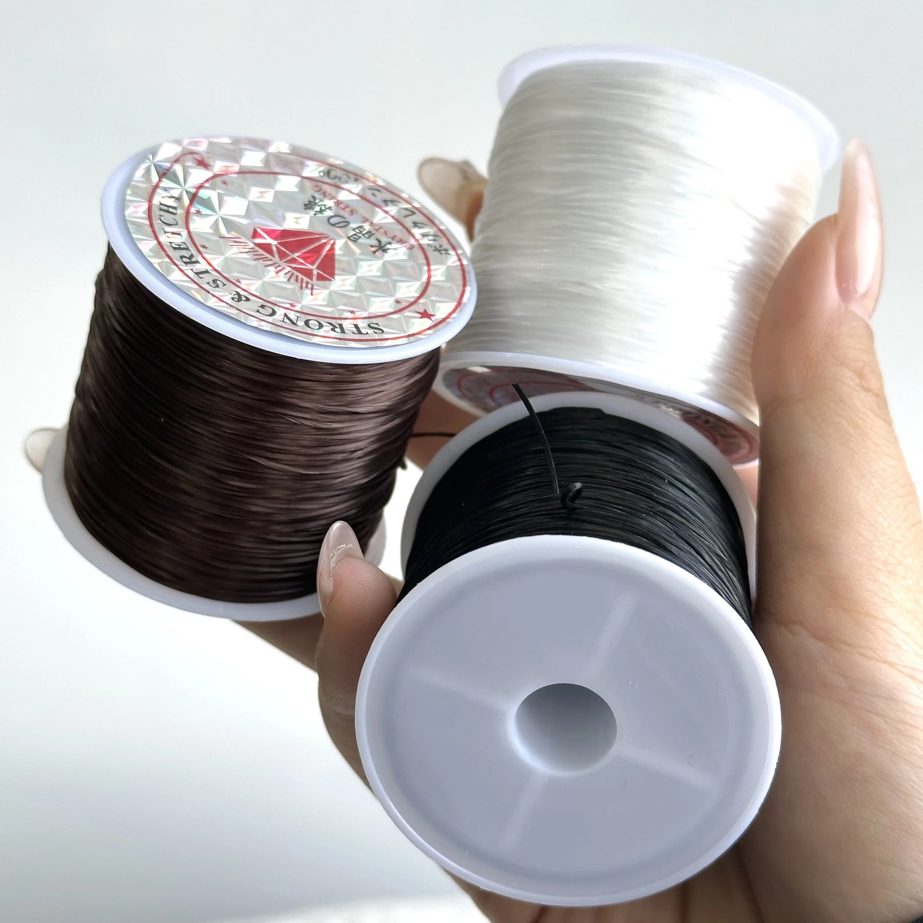 Filet à cheveux pour perruque, fil de coton à coudre, trame d'extension de cheveux, fil de tissage, 