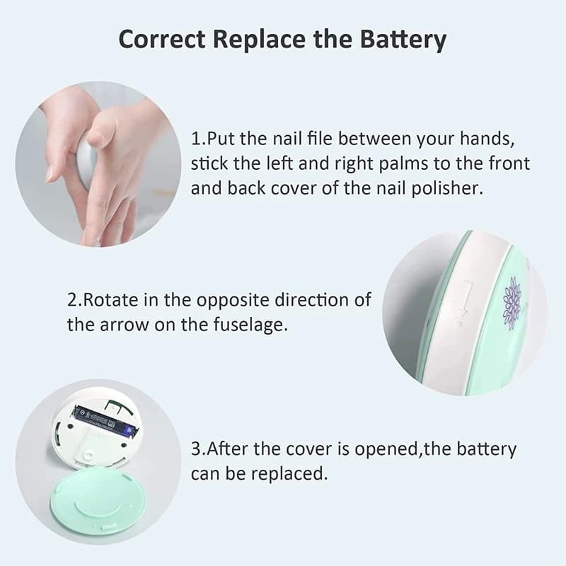 Coupe-ongles électrique pour bébé, outil de polissage des ongles pour enfant, ciseaux de manucure po
