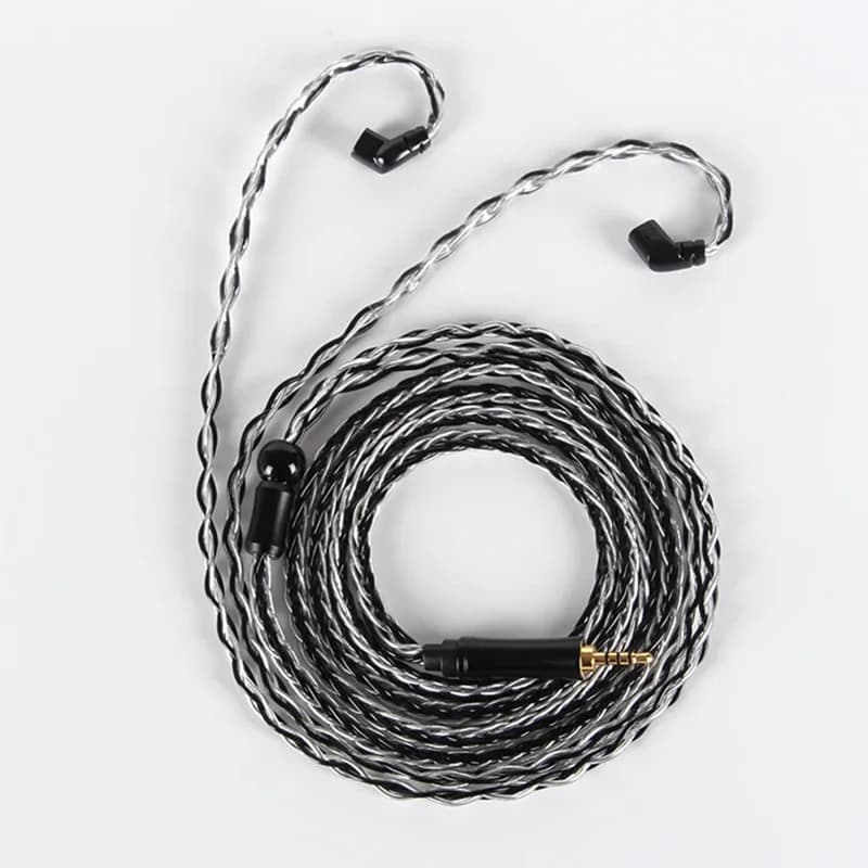 XINHS-Câble de mise à niveau pour casque, fil plaqué argent, cuivre monocristallin, 8 cœurs, 5N