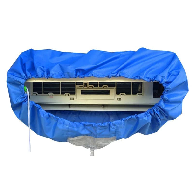 Sac de nettoyage de climatisation mural, couvercle de lavage de climatiseur fendu pour climatiseur 1