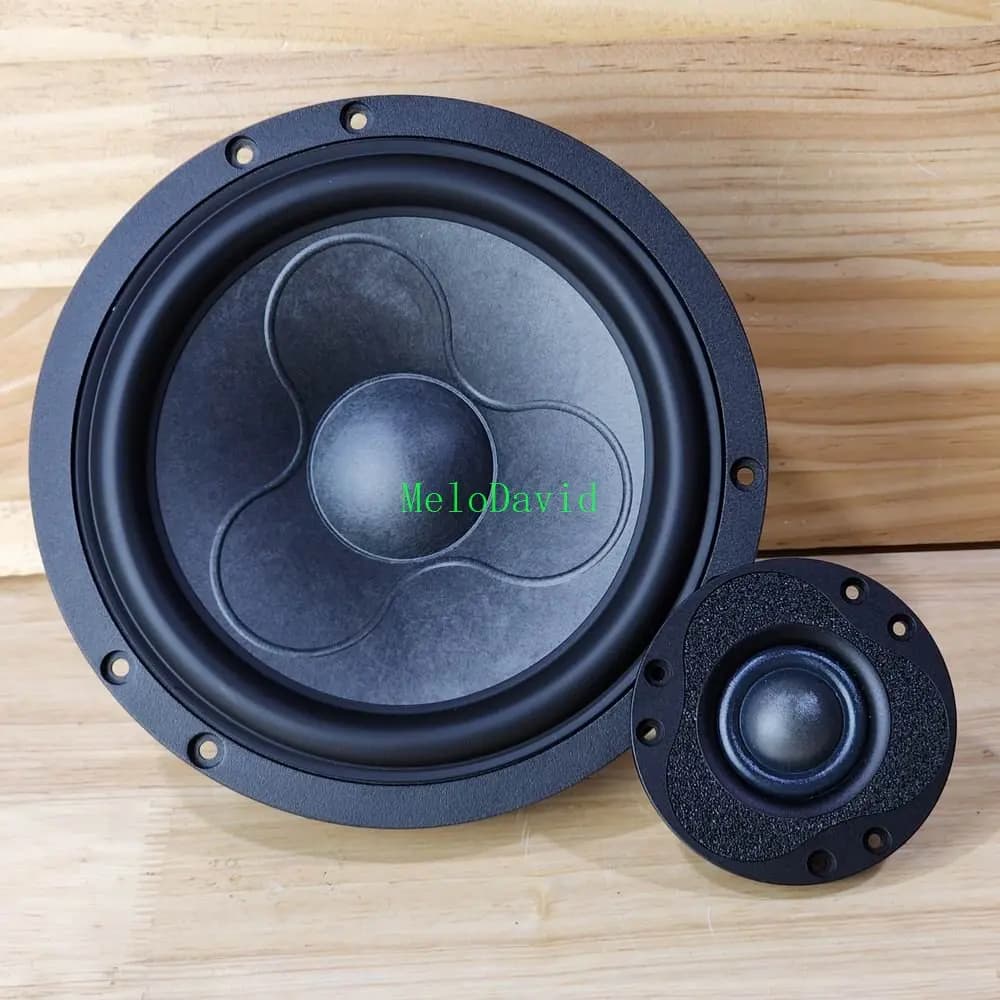 Une paire de 2 pièces de woofer midbass MeloDavid Audio 8741A, remplacement de l'ancien haut-parleur