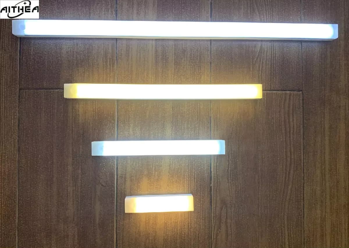 Lampes LED à détecteur de mouvement PIR rechargeables par USB AITHEA, barres lumineuses à intensité 