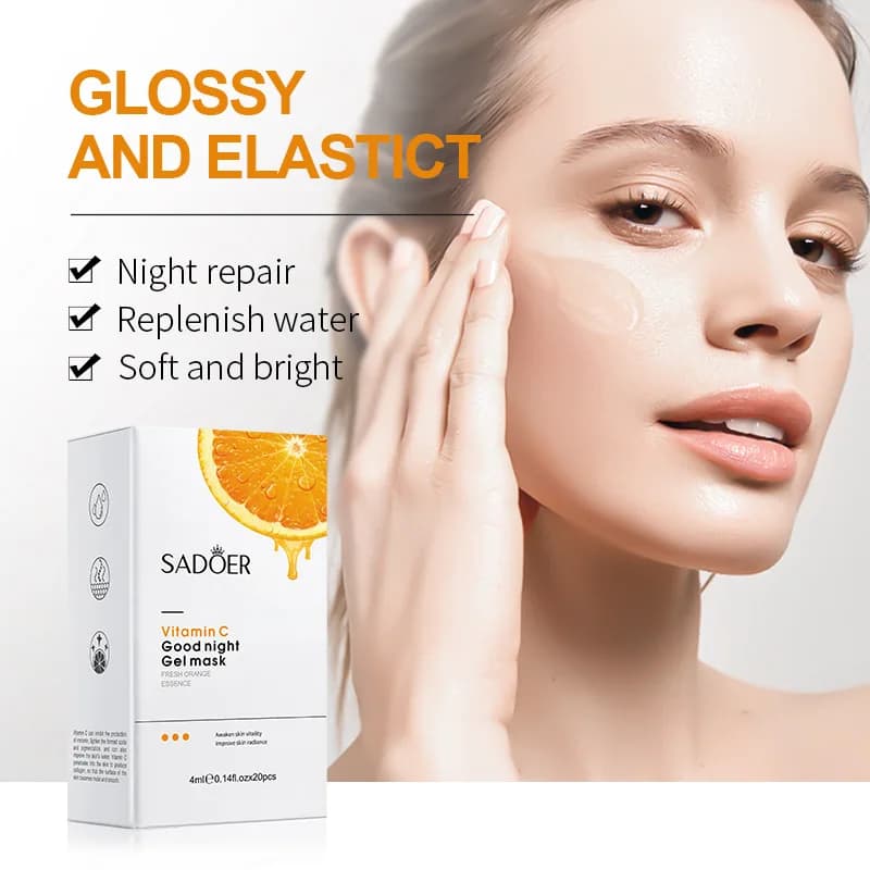 Masque raffermissant au collagène pour le visage, 60 pièces, 10000 masques hydratants, sans lavage, 