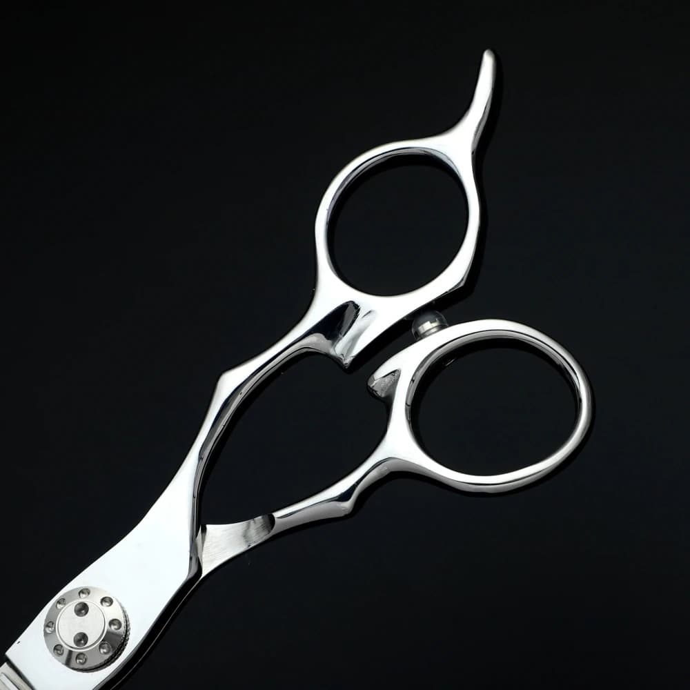 Ciseaux de coiffeur professionnels de petite taille, ciseaux à cheveux fins en acier japonais 440C a