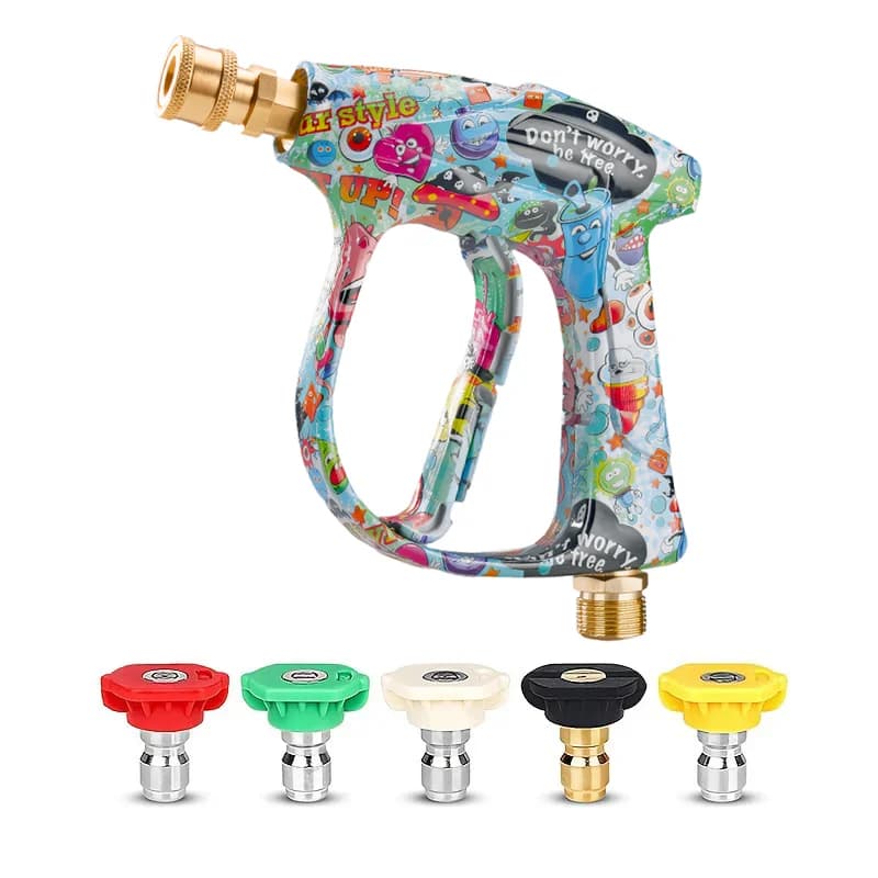 Kit de nettoyage peint 2026 dernière génération, pistolet de lavage haute pression avec combo de bus