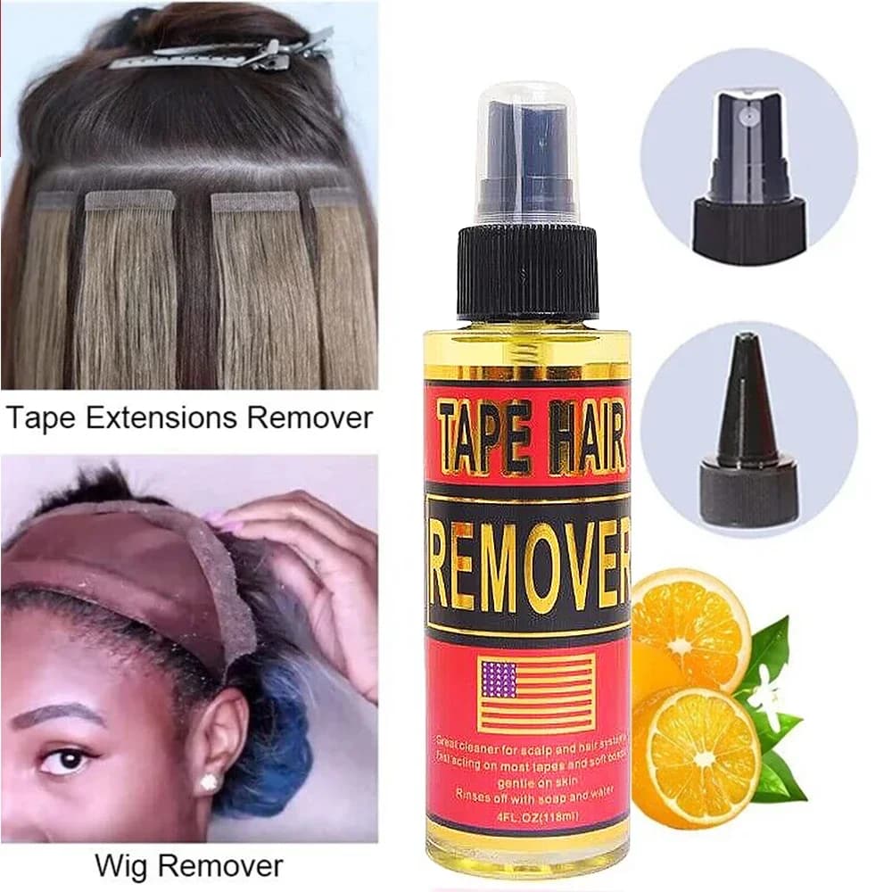 Dissolvant de ruban adhésif pour extensions 118ML, dissolvant de colle pour perruque à action rapide