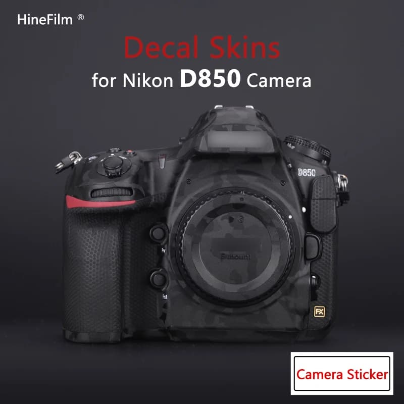 Film de protection de la peau de l'appareil photo pour Nikon, autocollant de qualité supérieure, étu