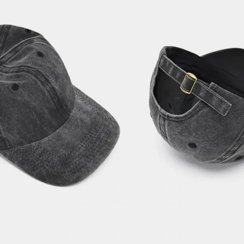 Casquette de Baseball en coton délavé pour hommes et femmes, chapeau à rabat Vintage Hip Hop, couleu